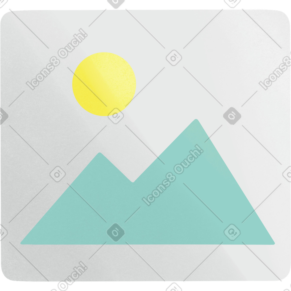 Shine スタイルの 画像アイコン のイラストをPNG、SVG形式でダウンロード