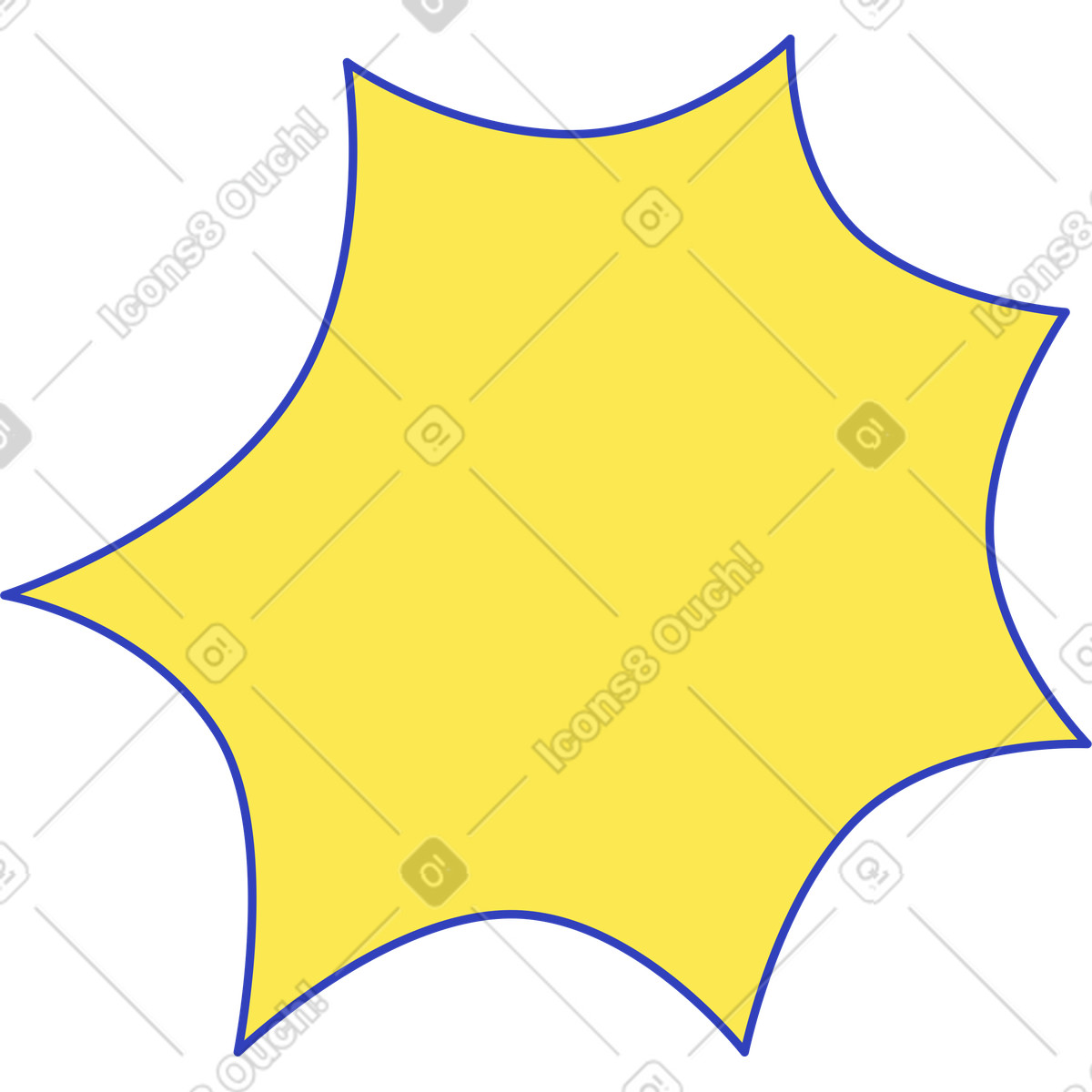 Telaio illustrazione in stile Eyeful scarica in PNG, SVG