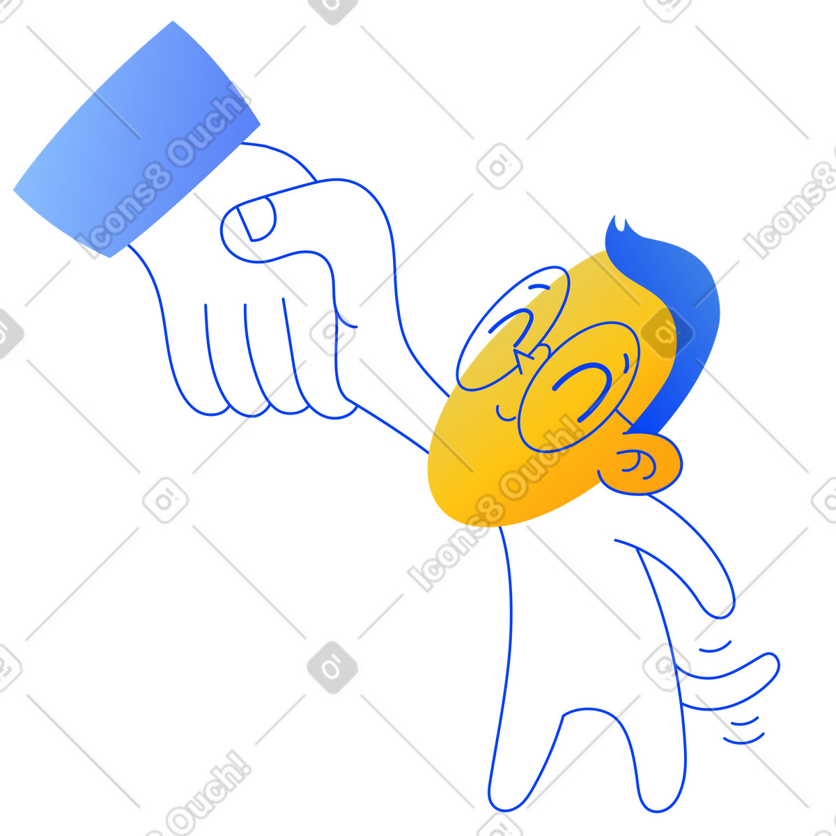 Shaking hands after business deal animated illustration in Buddy style download in GIF, Lottie (JSON), AE