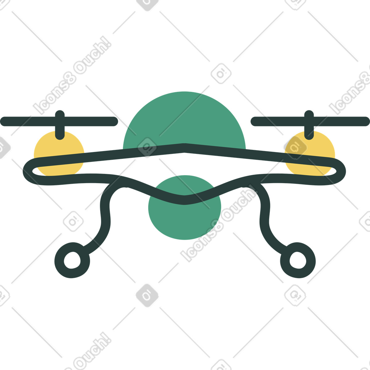 Fuco illustrazione in stile Macaroni scarica in PNG, SVG