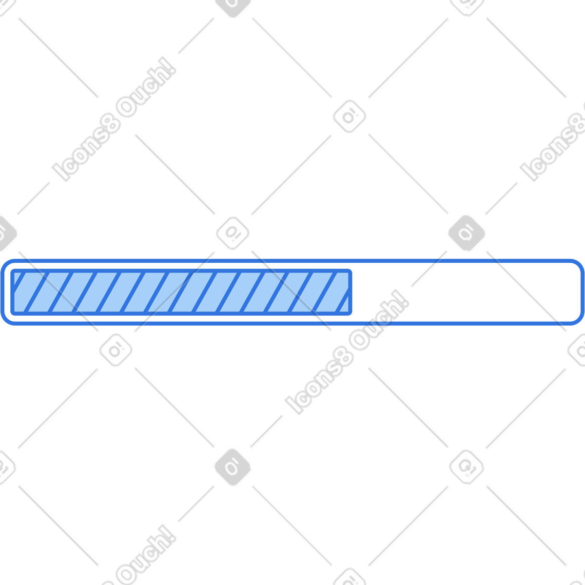 Loading bar illustration in PNG, SVG