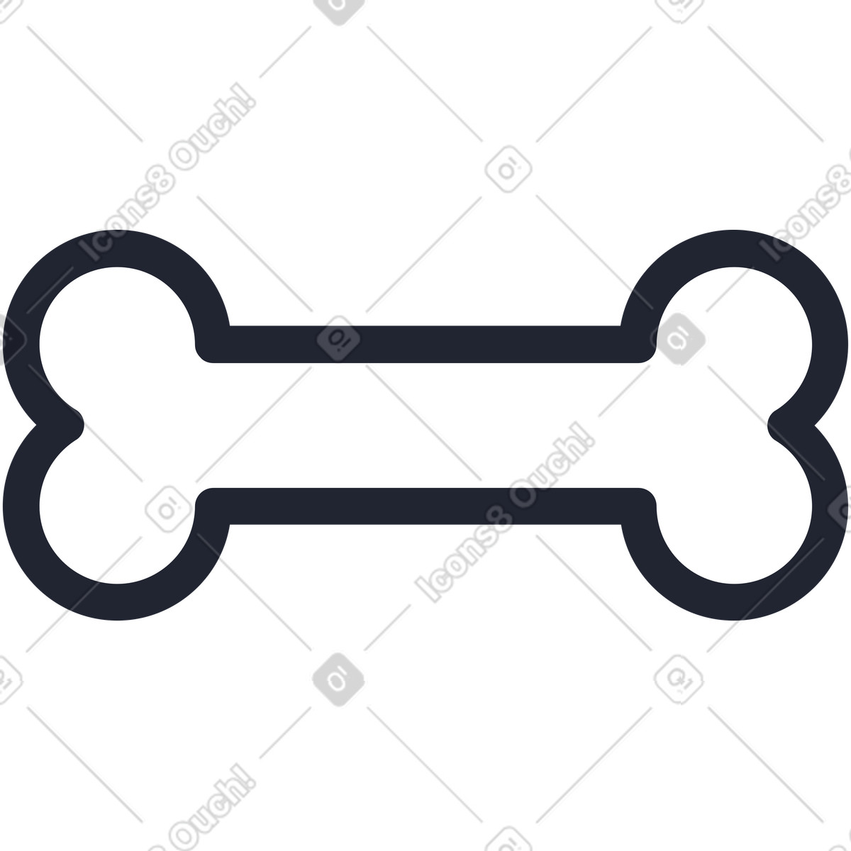 Illustration Os dans le style Pablita à télécharger aux formats PNG, SVG