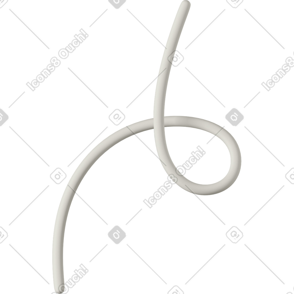 Lines illustrazione in stile 3D Casual life scarica in PNG, SVG