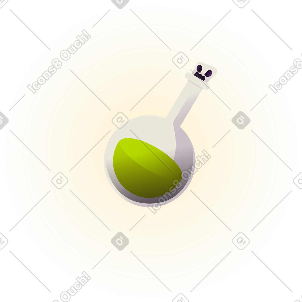 Illustration Potion lumineuse dans le style Halloween Party à télécharger aux formats PNG, SVG