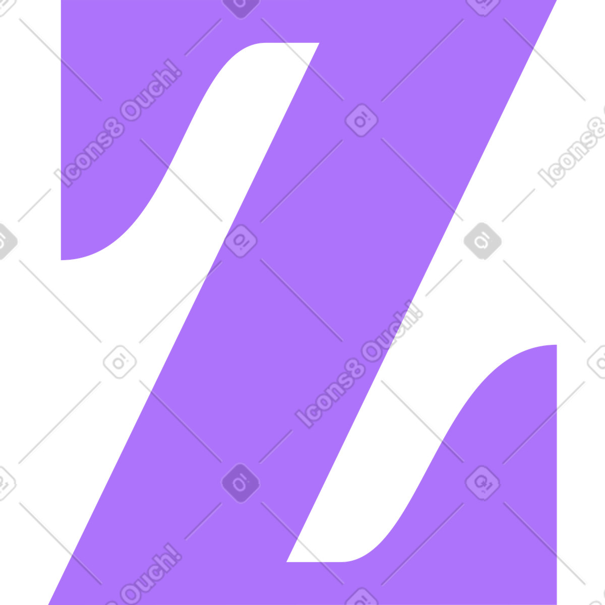Lettera z illustrazione in stile Florid scarica in PNG, SVG