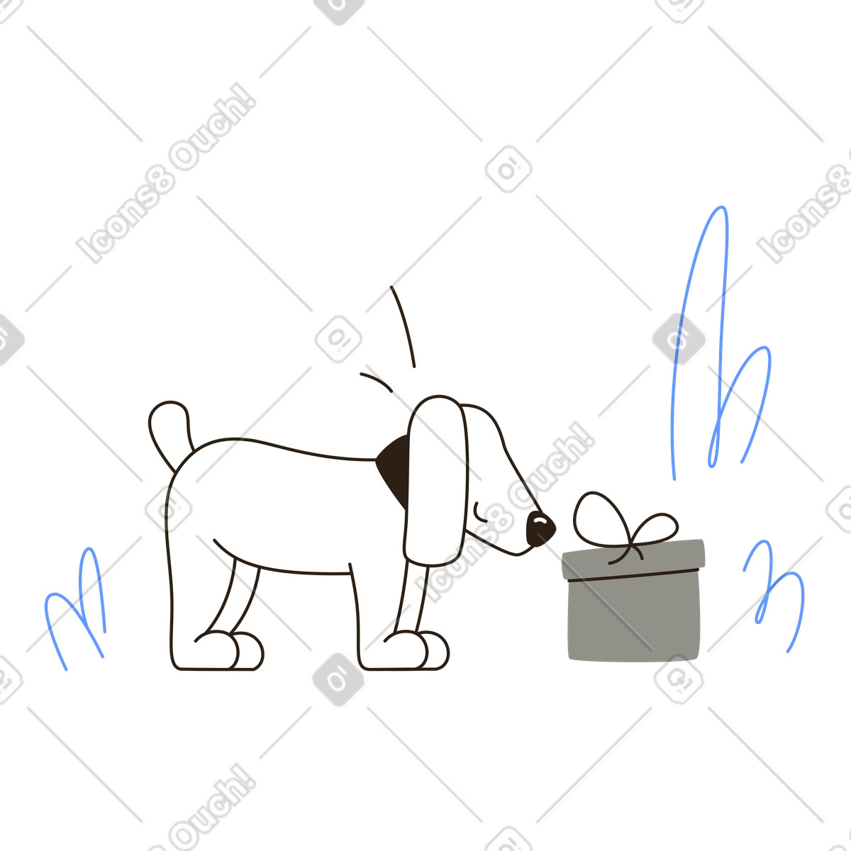 Ilustración Venta y regalos en estilo Plain a descargar en PNG SVG