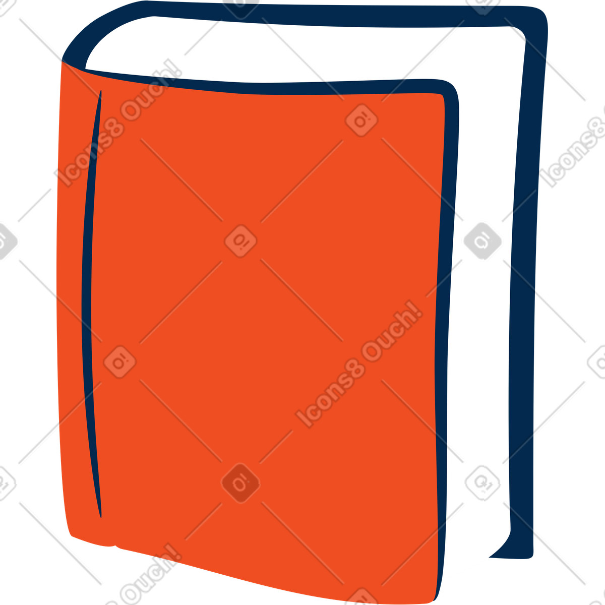 Book illustration in Flame style download in PNG, SVG