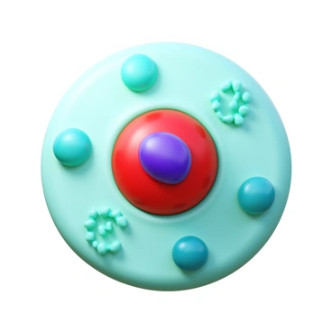 A single cancer cell with an irregular shape is depicted invading healthy tissue, which appears organized and structured. The cancer cell is shown in a vibrant color like dark red or purple, emphasizing its abnormality. The healthy tissue around it is illustrated with a smooth, light color such as pale green or blue, highlighting the contrast between the two. Surrounding the cancer cell, there are visible cellular structures of the healthy tissue, showcasing the difference in texture and form. The scene captures the invasive nature of the cancer cell amidst the orderly healthy cells.