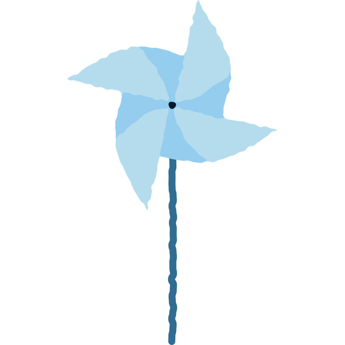 Ilustración Paper windmill en estilo Cherry a descargar en PNG y SVG