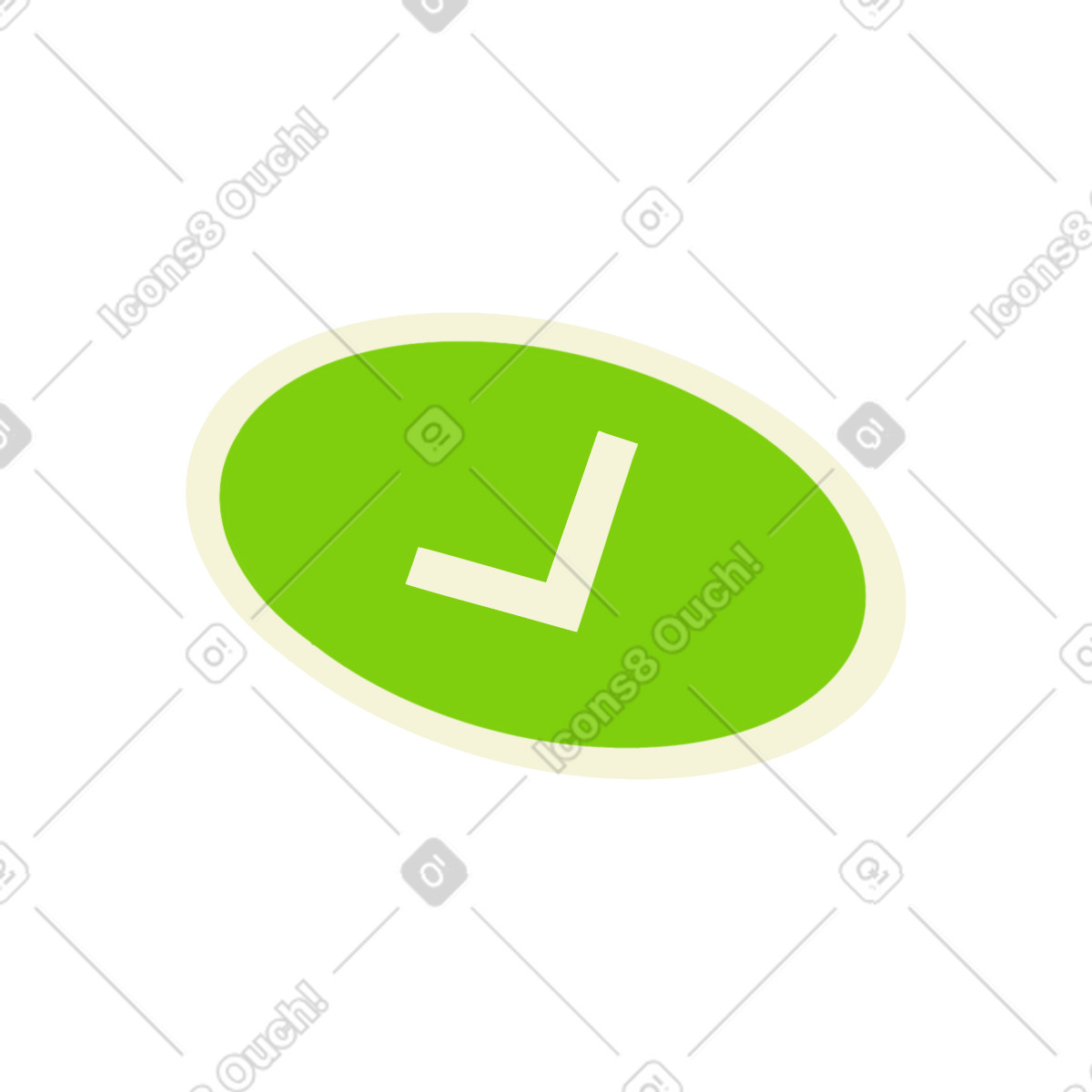 Props 스타일의 Check mark 일러스트레이션 PNG, SVG 다운로드