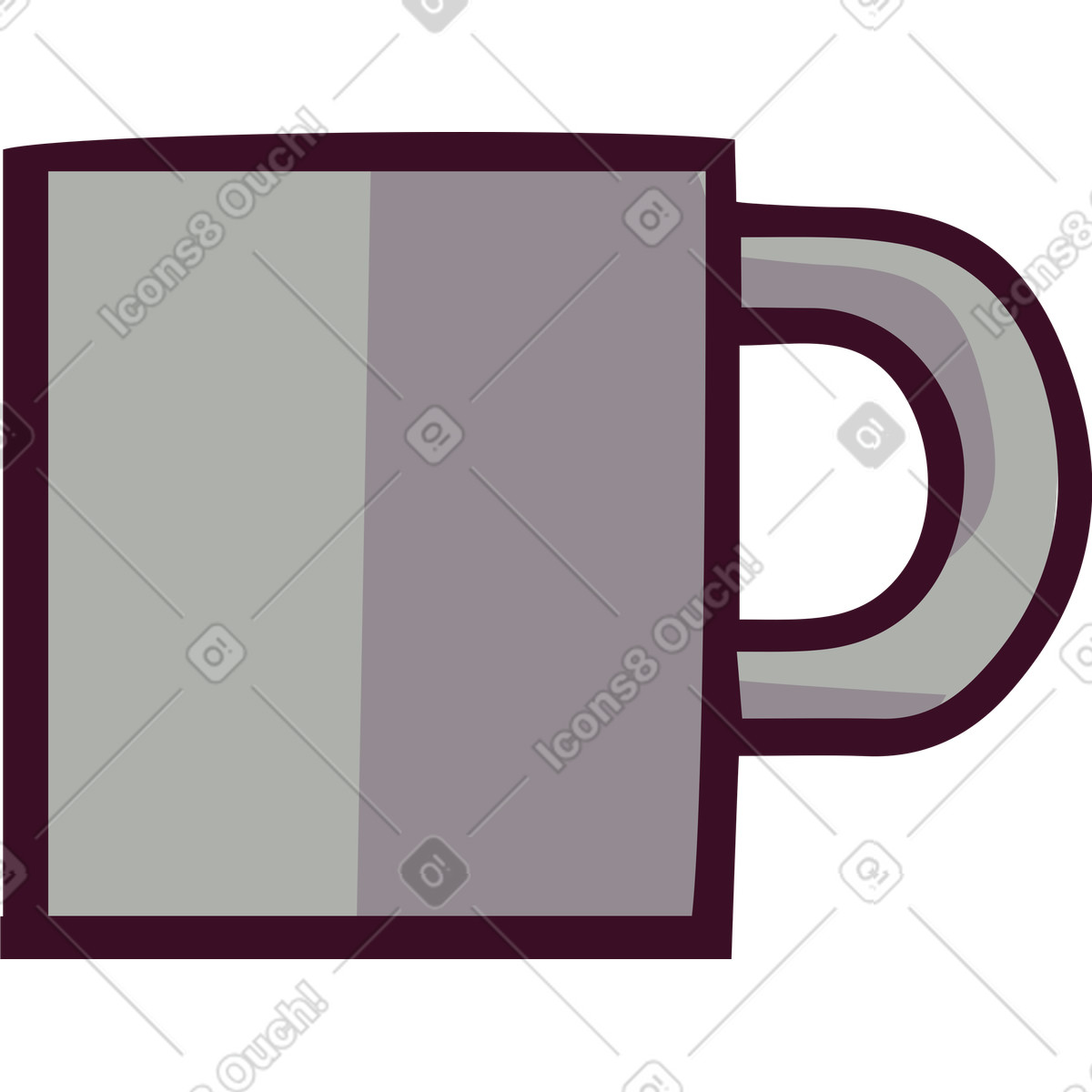 Ilustração de Copo em no estilo Eastwood para baixar em PNG, SVG