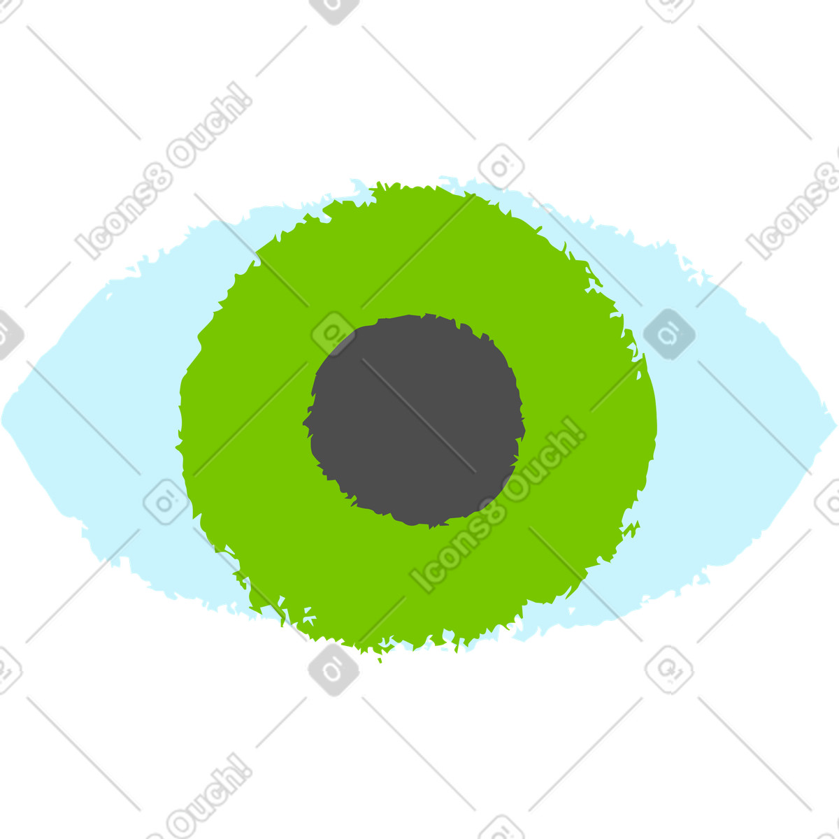 下载 Mirage 风格的 眼 插画，支持 PNG、SVG 格式