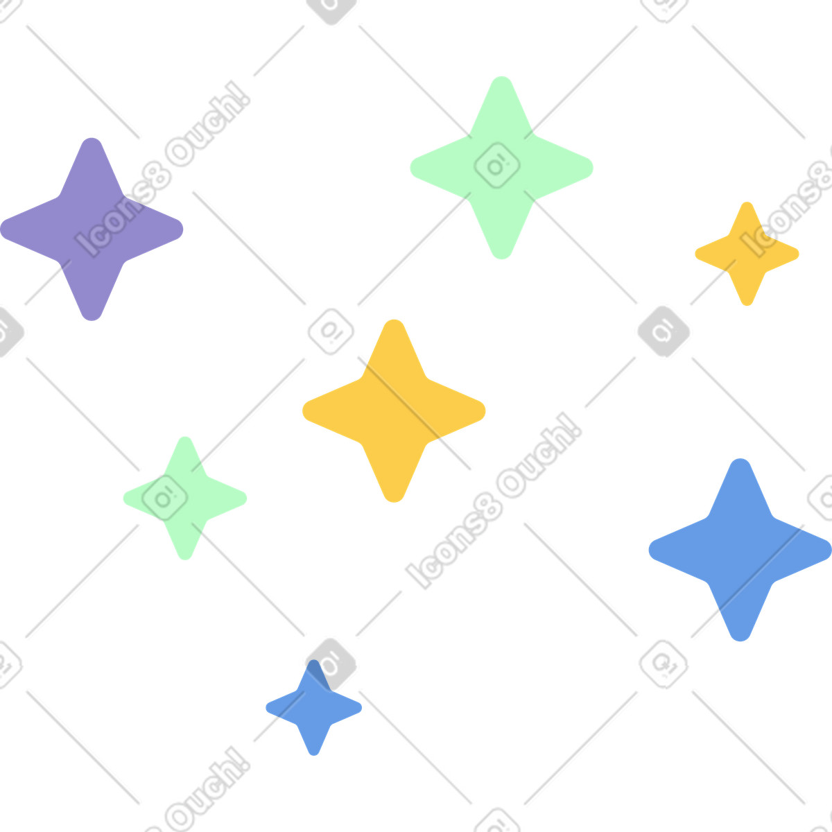 Illustration Étoile dans le style Pale à télécharger aux formats PNG, SVG