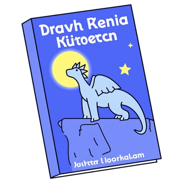 A book cover featuring a large mythical creature with shimmering scales and large, feathered wings. The creature stands majestically on a rocky cliff, illuminated by the bright light of a full moon. The background is filled with a starry night sky, enhancing the magical atmosphere. The title of the book is prominently displayed at the top in bold, stylized letters, while the author's name is located at the bottom in a smaller font.
