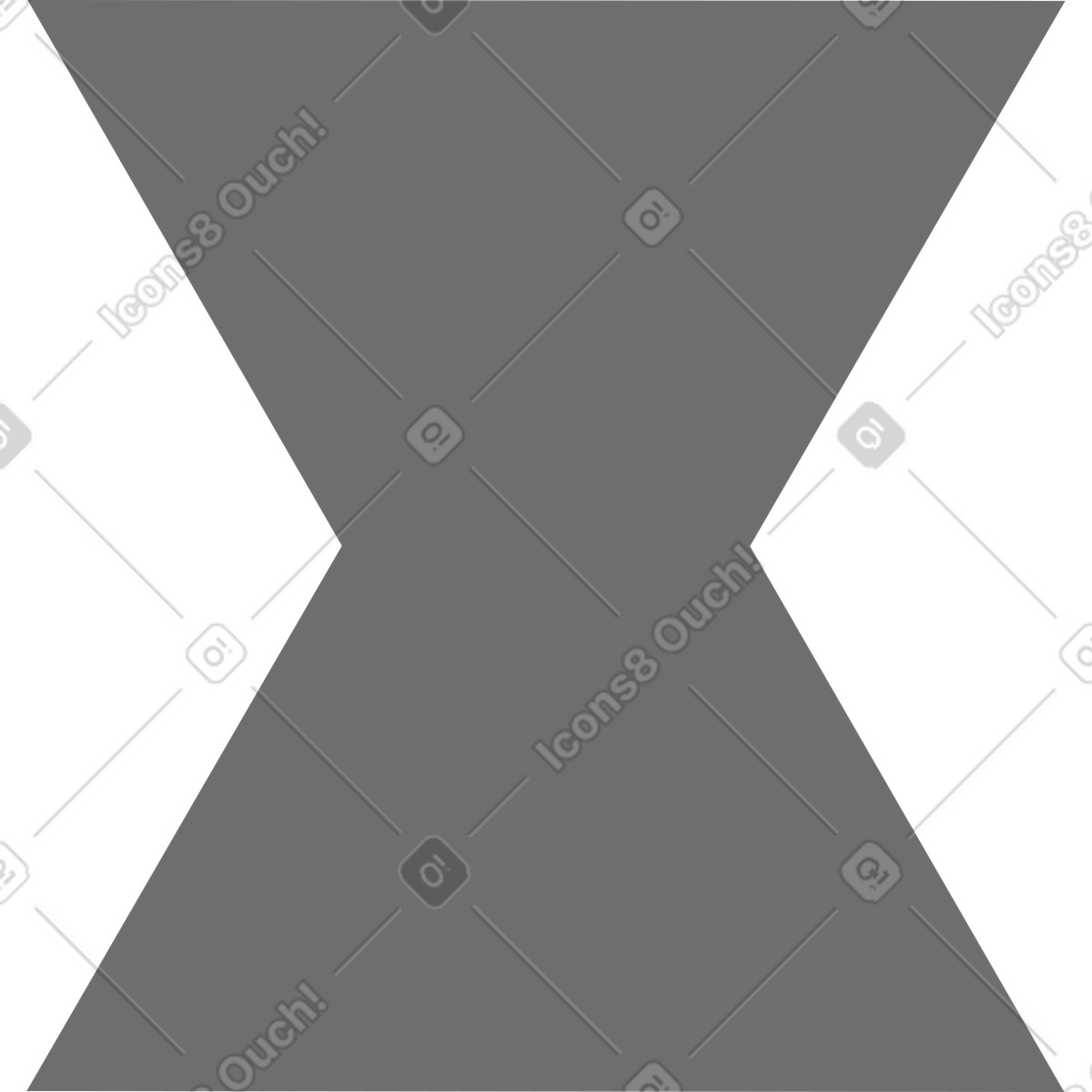 Incut 스타일의 모래시계 아이콘 일러스트레이션 PNG, SVG 다운로드