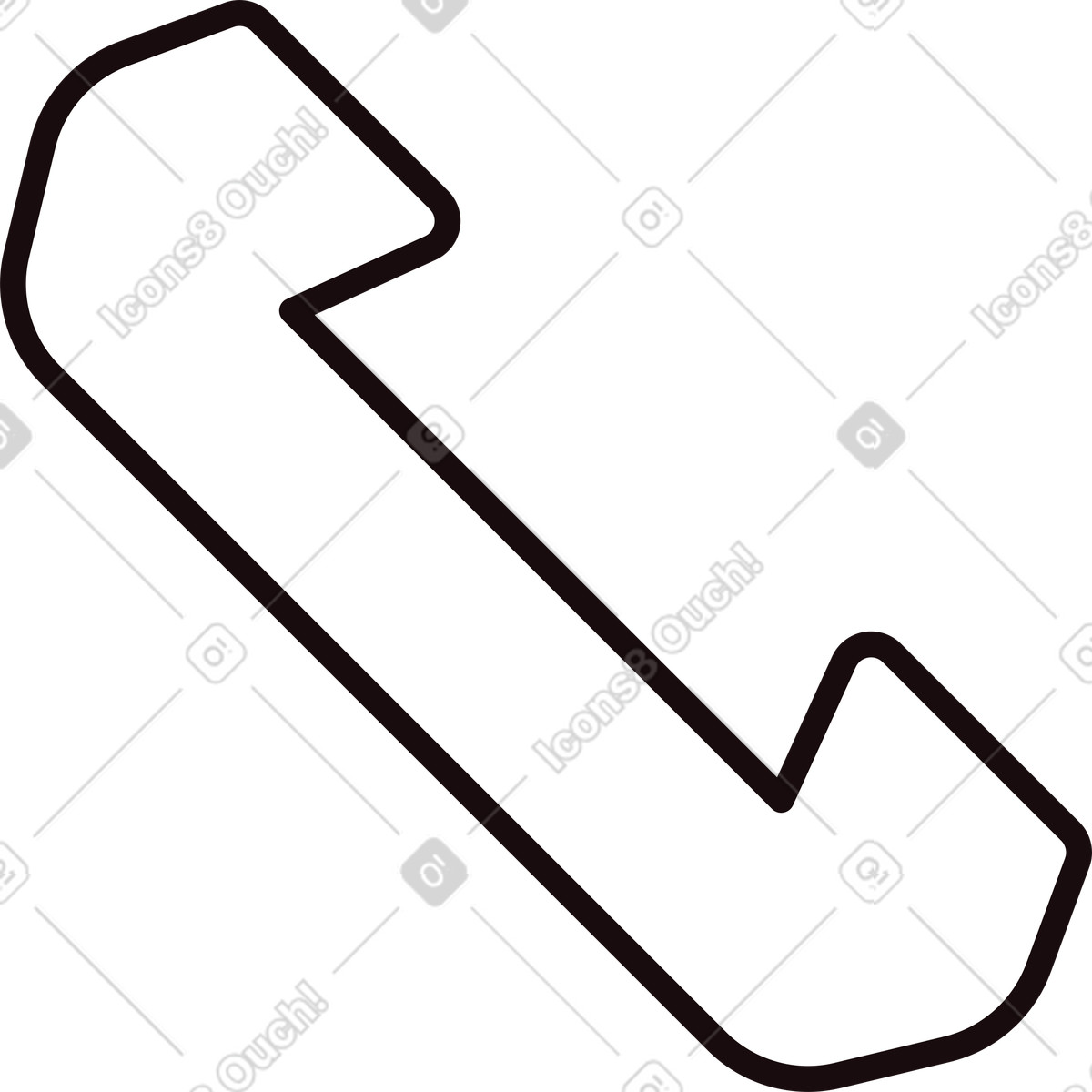 Delight スタイルの アイコンを呼び出す のイラストをPNG、SVG形式でダウンロード