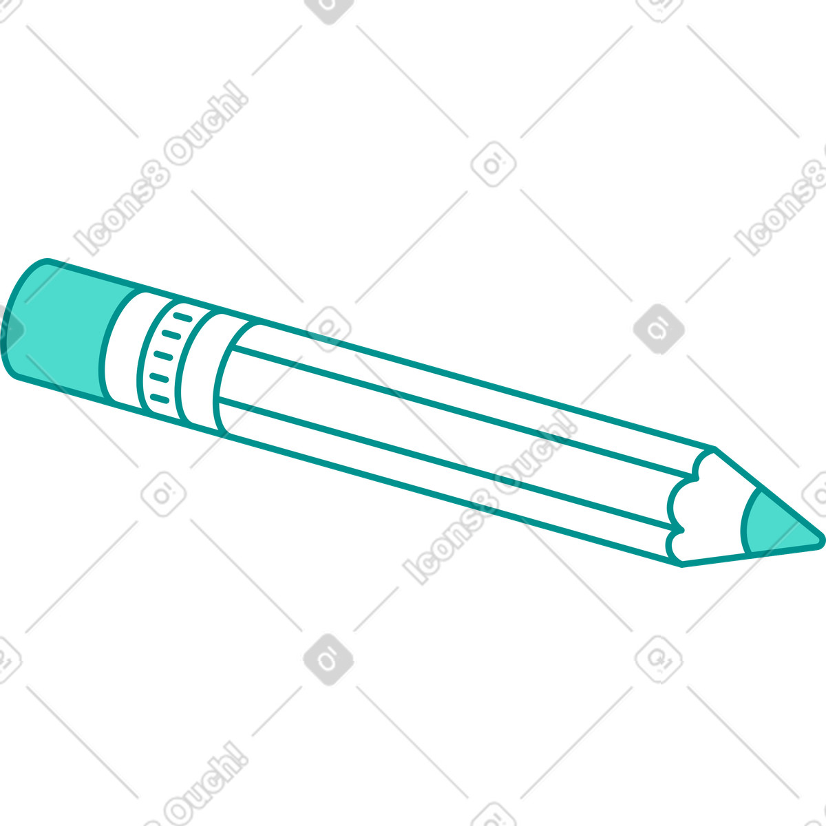 Ilustração de Lápis em no estilo Natty para baixar em PNG, SVG