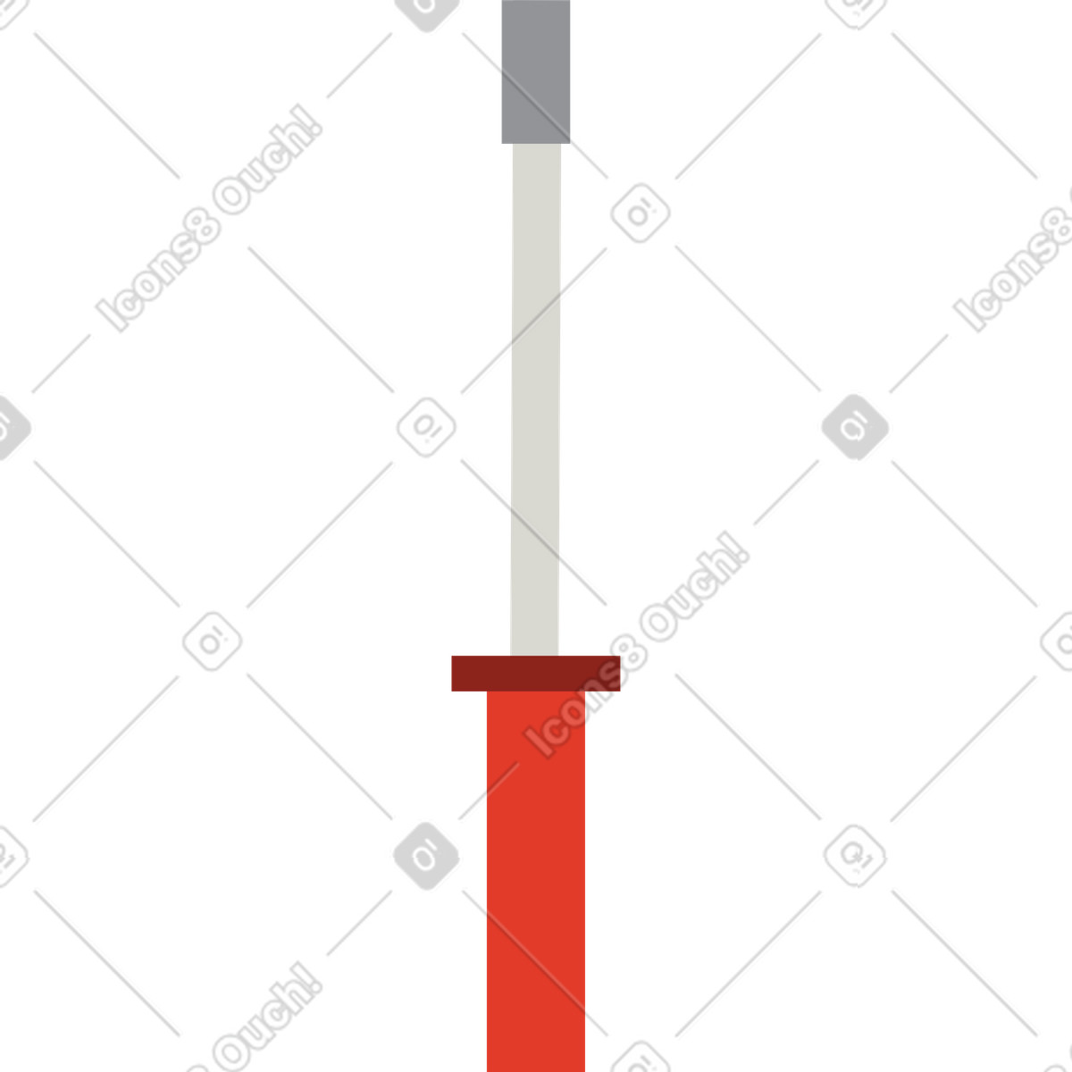 Screwdriver illustration in PNG, SVG