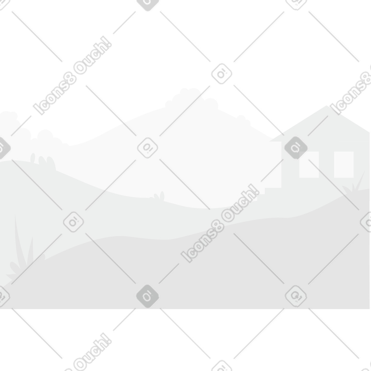 Ilustração de Panorama em no estilo Clip para baixar em PNG, SVG