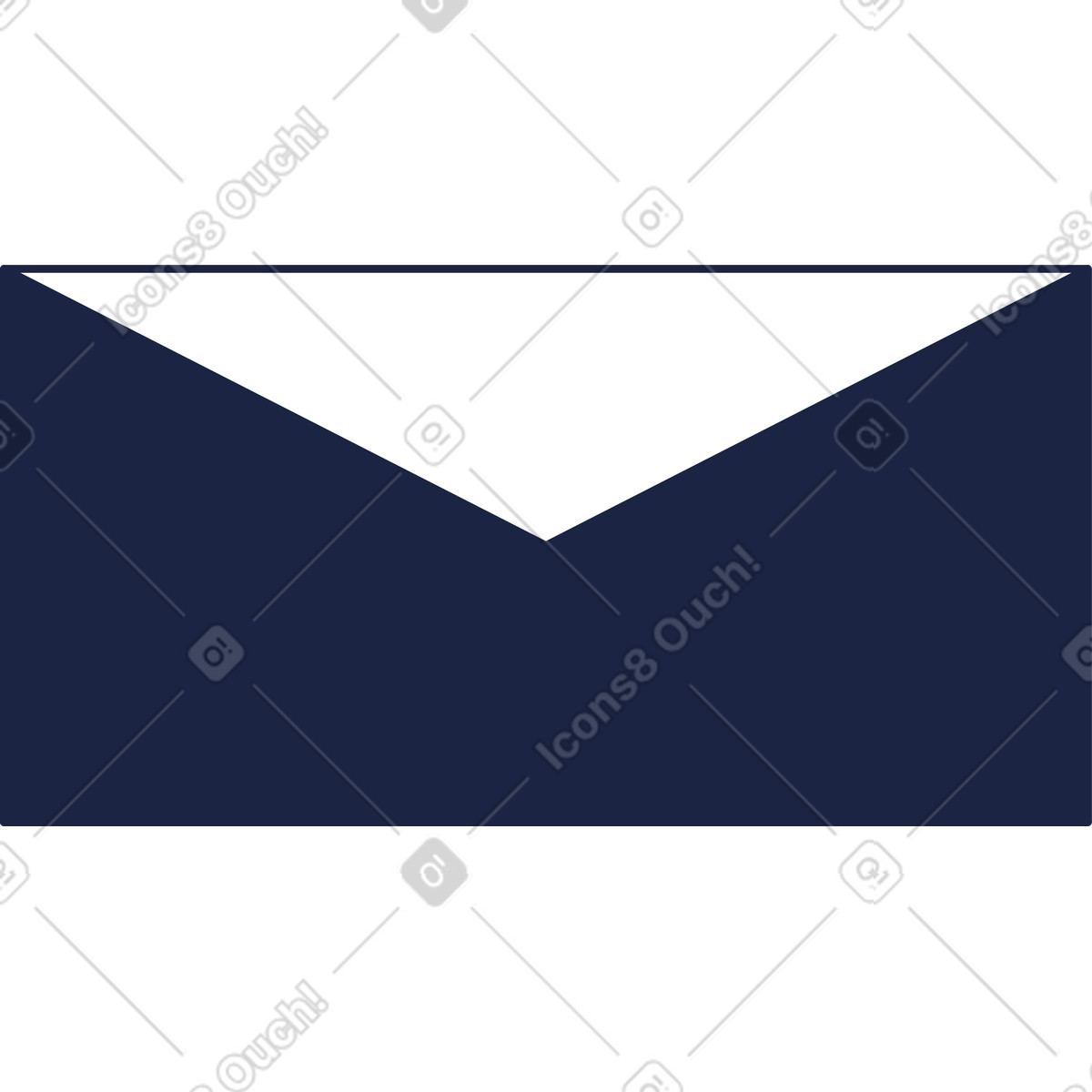 Envelope closed-Illustration im Urban Line-Stil als Download in PNG, SVG