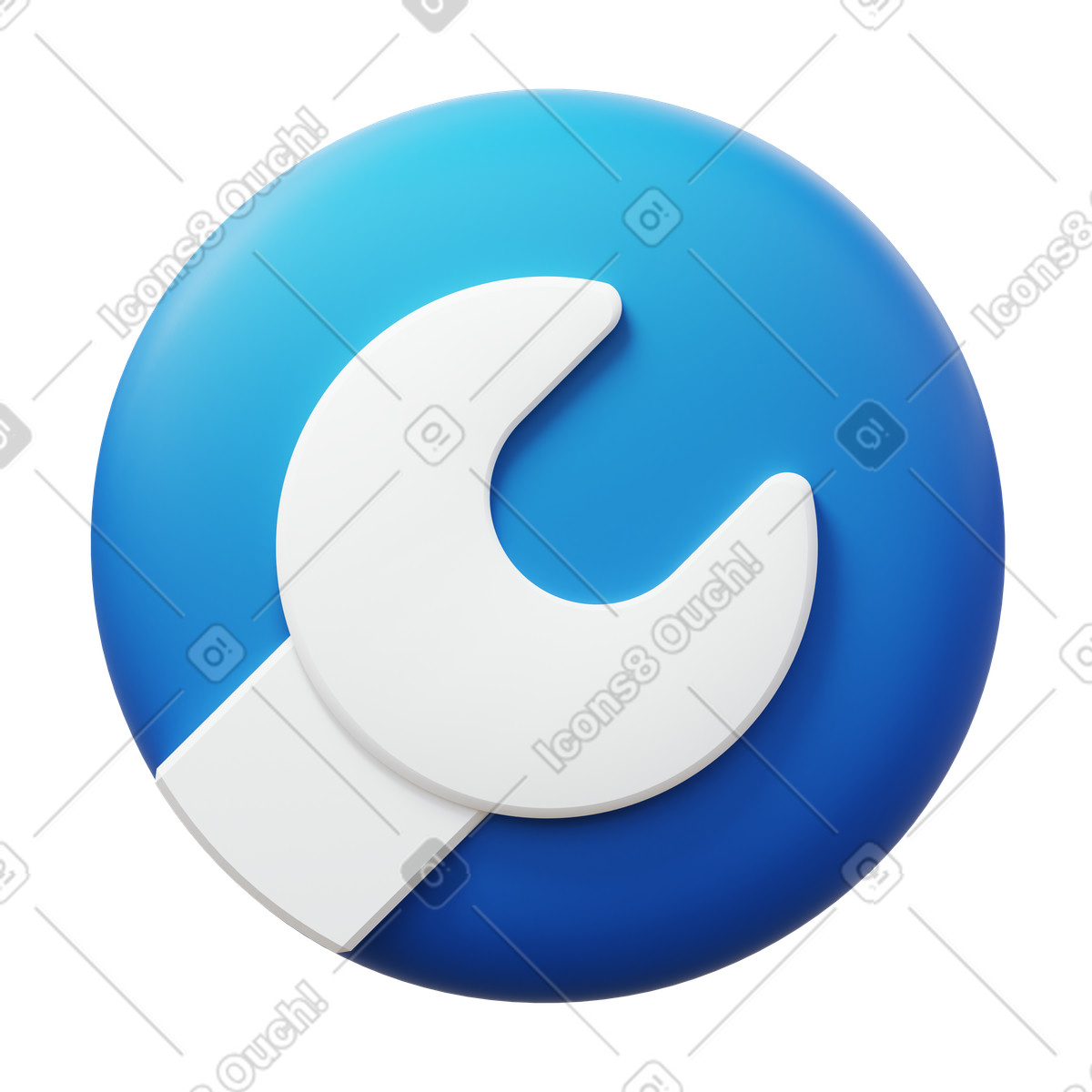 Einstellungen-Illustration im 3D Fluency-Stil als Download in PNG, SVG