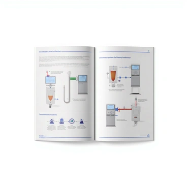 A detailed instruction manual page featuring labeled diagrams of a hemodialysis machine. The page includes step-by-step illustrations demonstrating the functions of the machine, such as the blood flow system, dialyzer components, and control panel. Each diagram is accompanied by clear labels and arrows showing the direction of blood flow and connections. The overall layout is organized and easy to follow, with a professional appearance and clear typography for the instructional text.