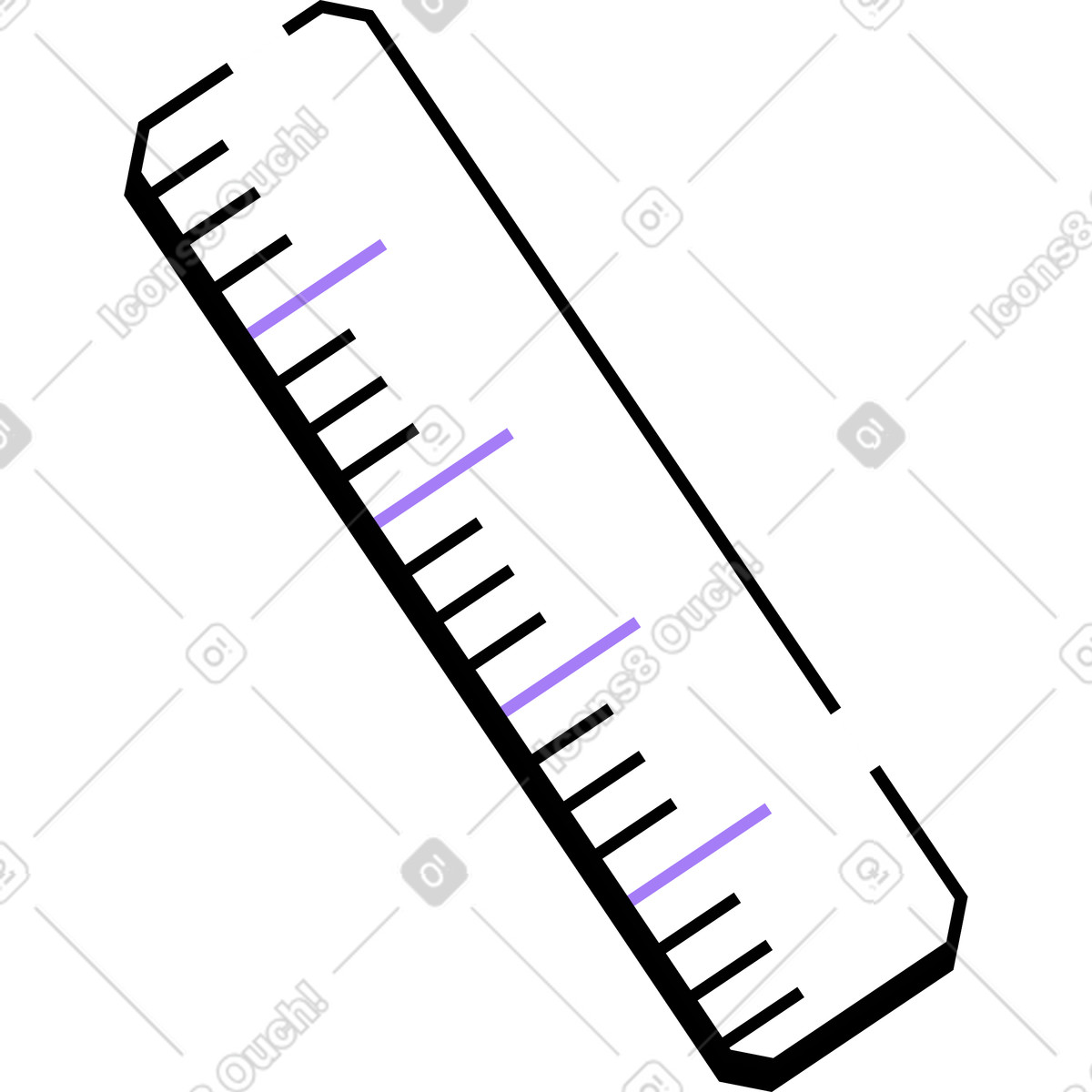 Ruler illustration clipart for creative projects featuring versatile graphics in PNG, SVG