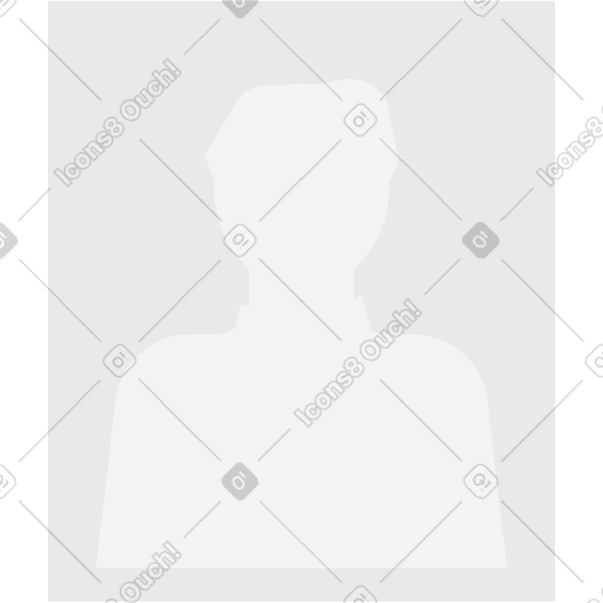 Portrait illustration in Urban style download in PNG, SVG