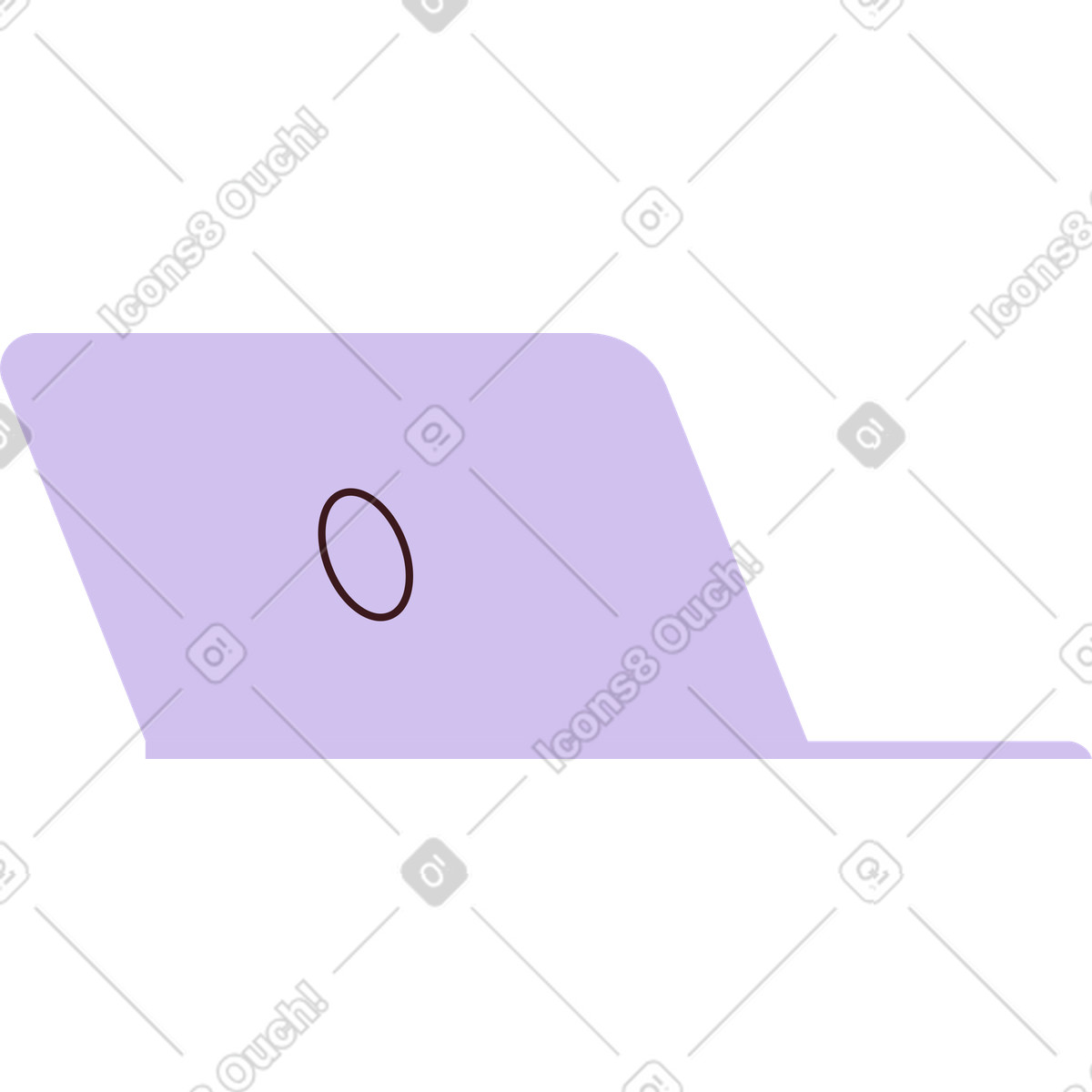 下载 Folks 风格的 笔记本电脑全开 插画，支持 PNG、SVG 格式