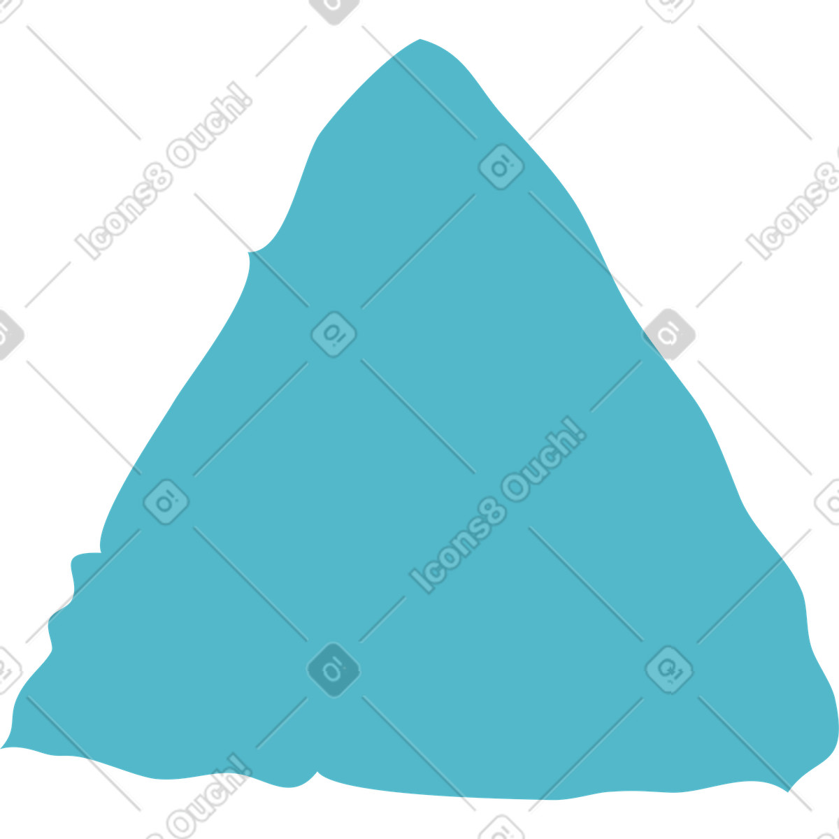 Flamenco スタイルの Blue triangle のイラストをPNG、SVG形式でダウンロード