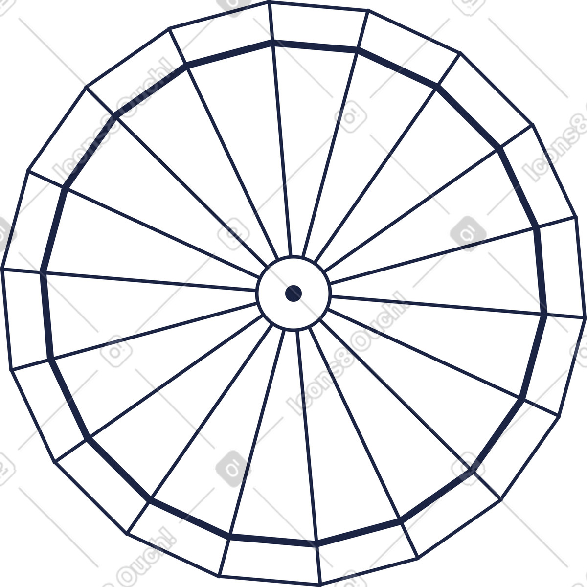 下载 Urban Line 风格的 雨伞 插画，支持 PNG、SVG 格式