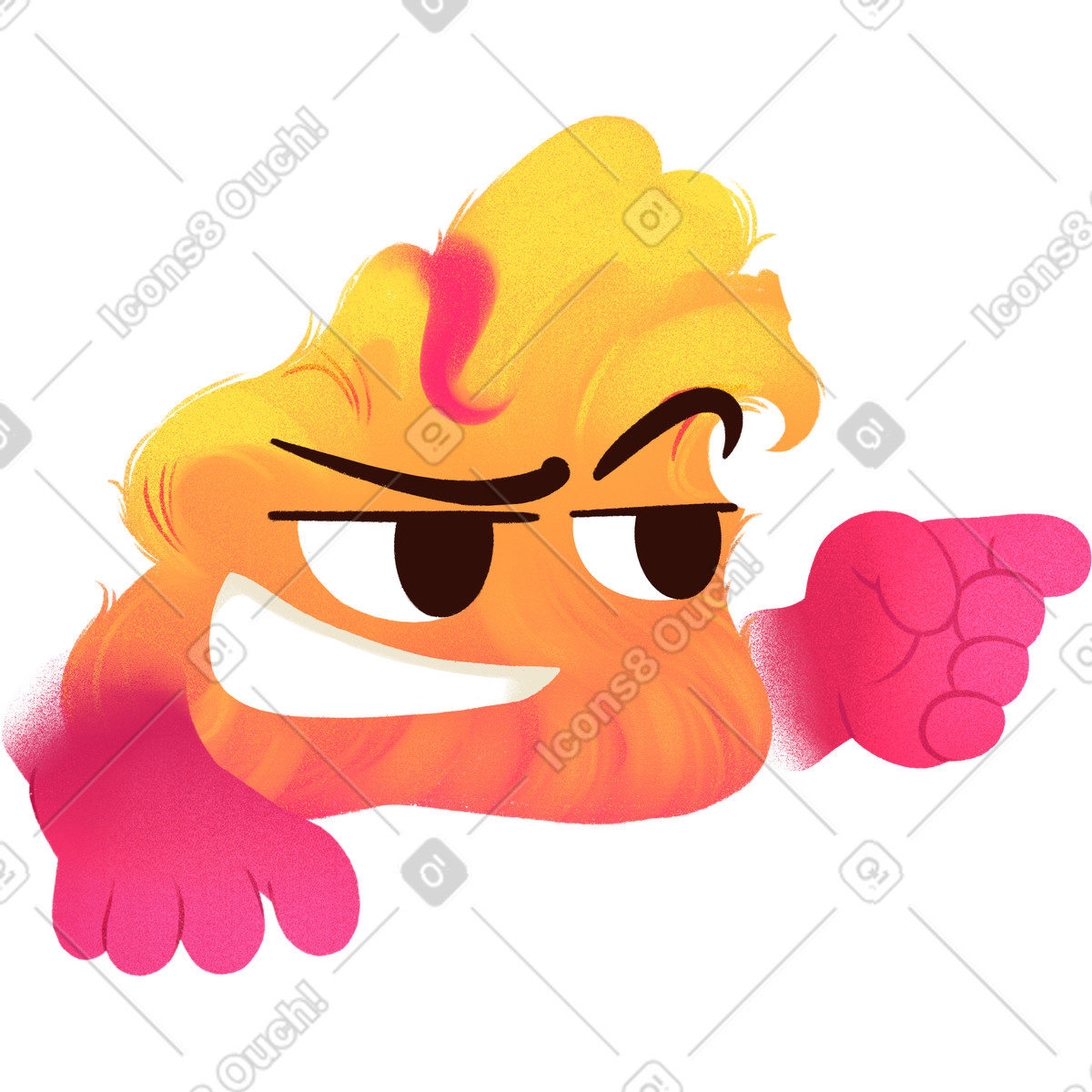 Иллюстрация Coolness confidence в PNG и SVG