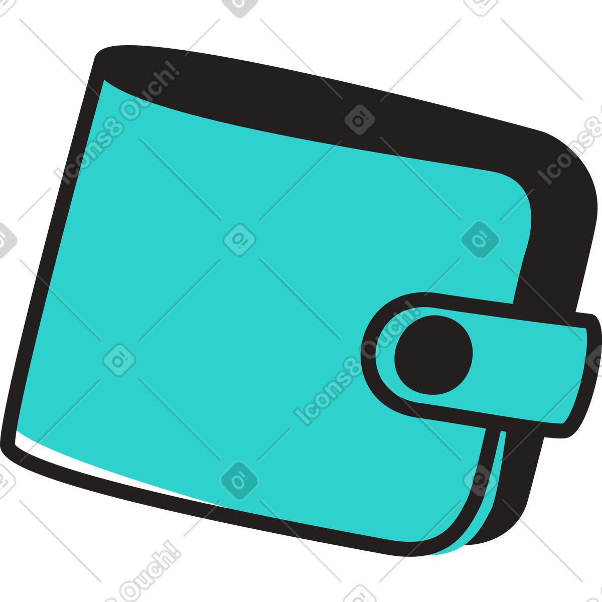 Illustration Portefeuille dans le style Little à télécharger aux formats PNG, SVG