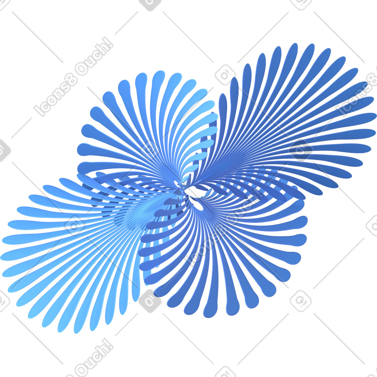 Ilustración animada Abstract figure en estilo 3D Glassy a descargar en GIF, Lottie (JSON), AE