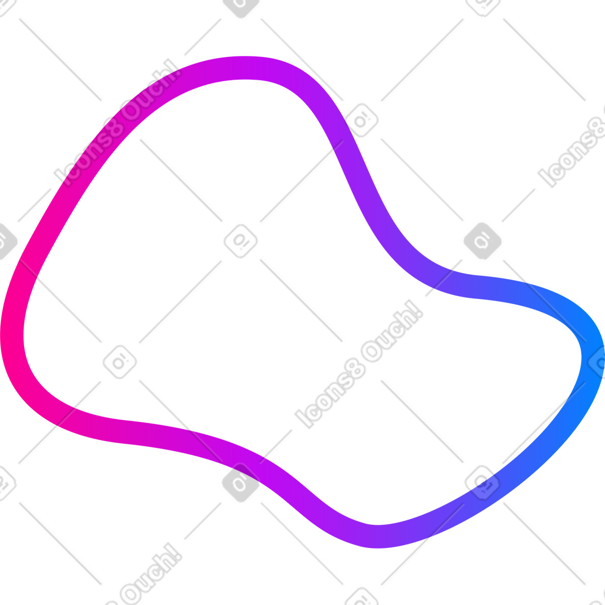Gradient illustration in PNG, SVG