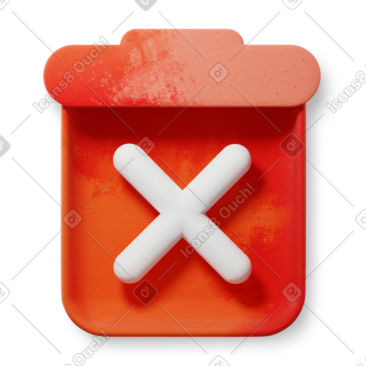 Remove illustration in 3D Microsoft Fluent style download in PNG, SVG
