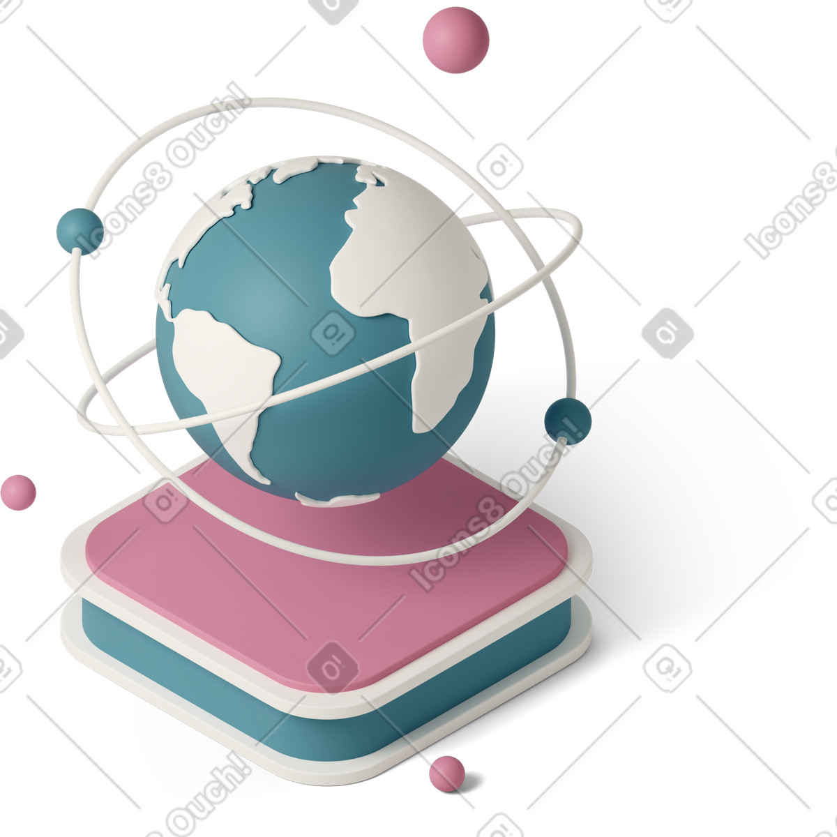 Network illustration in PNG, SVG, GIF formats