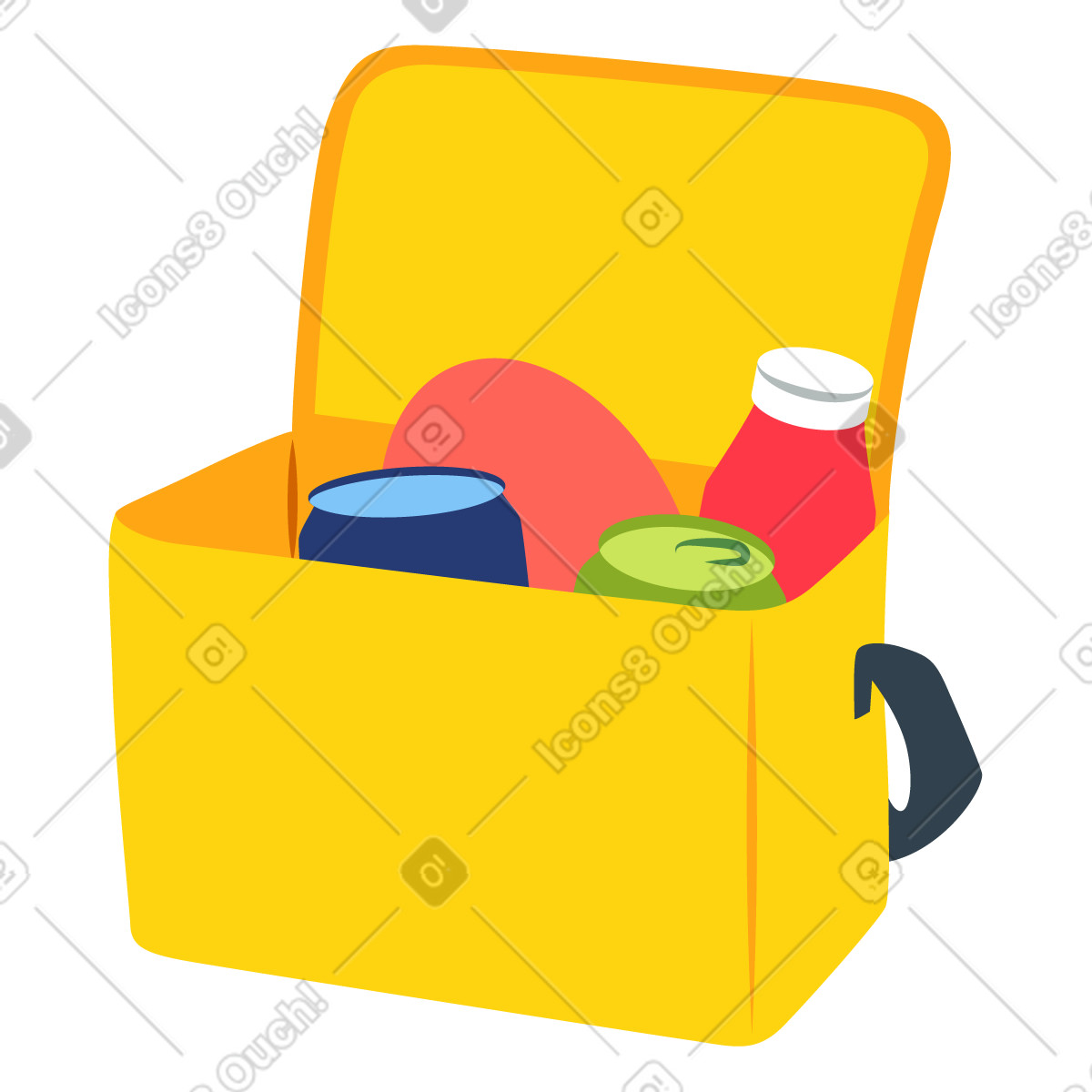 Ilustração de Bolsa térmica em no estilo Everyday para baixar em PNG, SVG