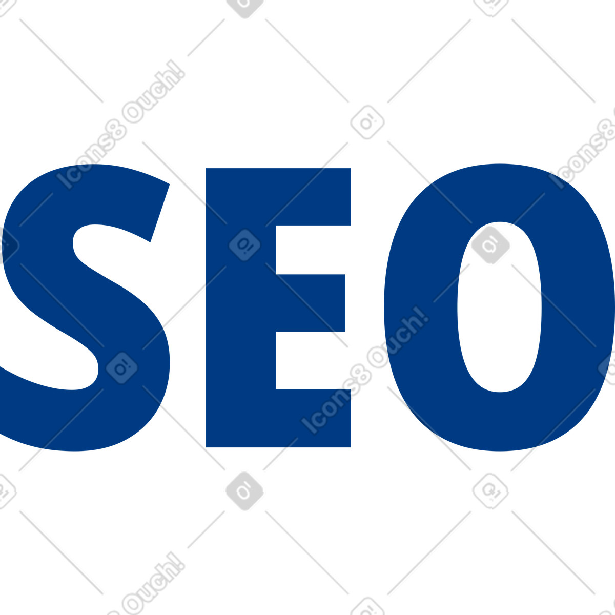 Ilustración Texto de seo letras en estilo Urban a descargar en PNG y SVG