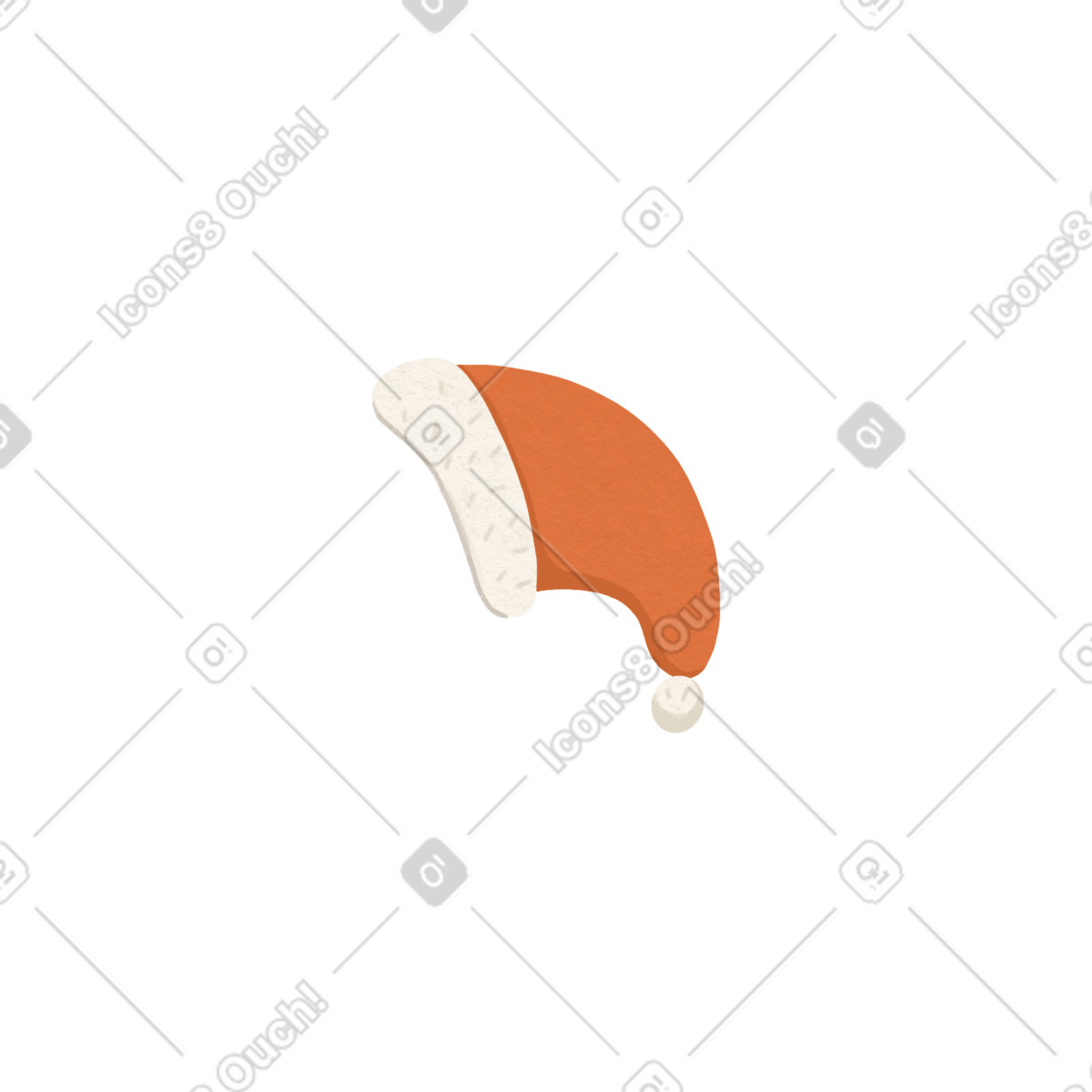 Ilustração de Santa claus red hat em no estilo Goose para baixar em PNG, SVG