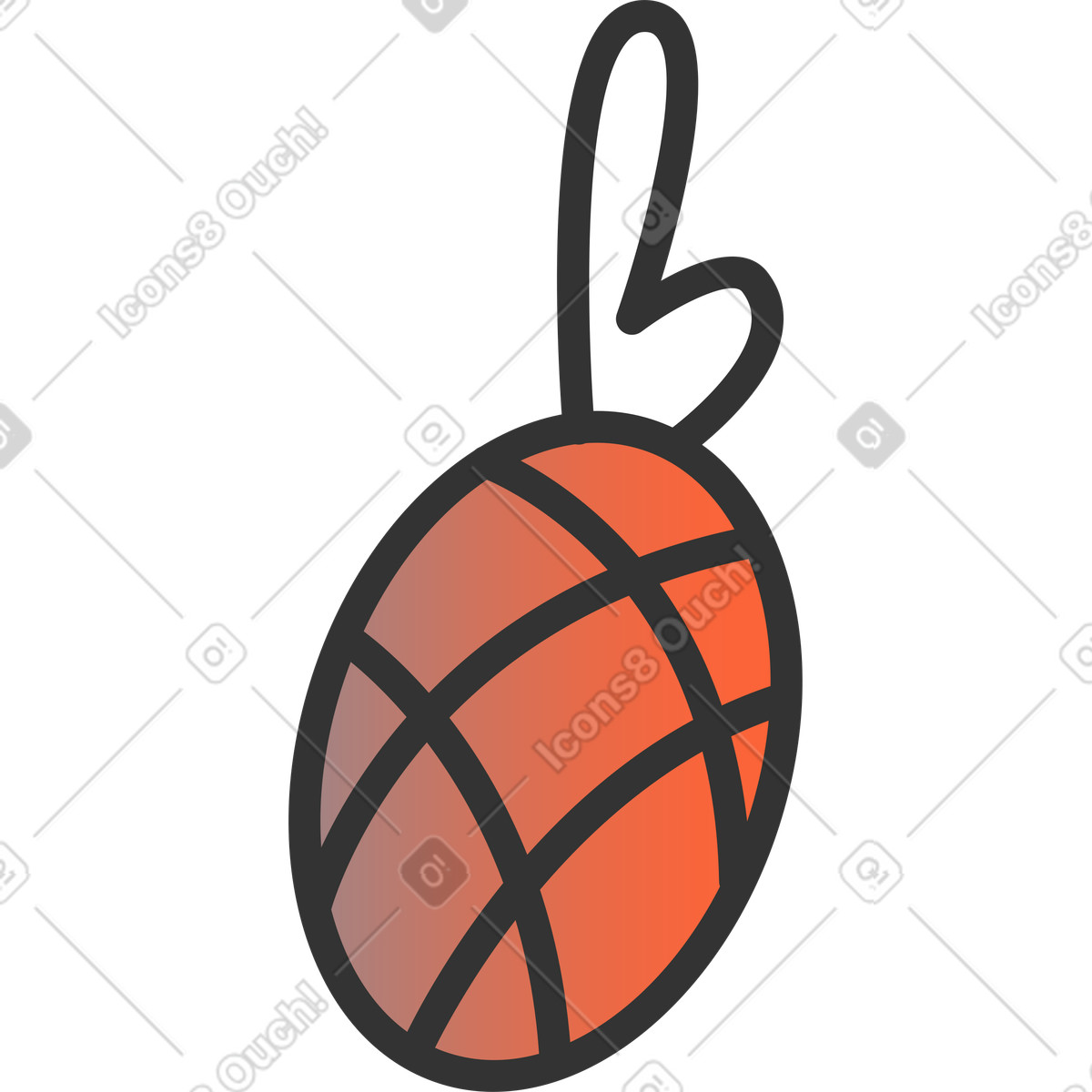 下载 Crayon 风格的 水果 插画，支持 PNG、SVG 格式