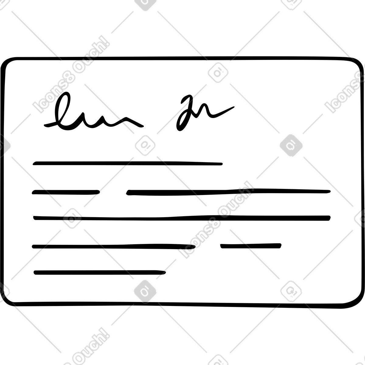 Illustration Rectangle avec texte dans le style Journal à télécharger aux formats PNG, SVG