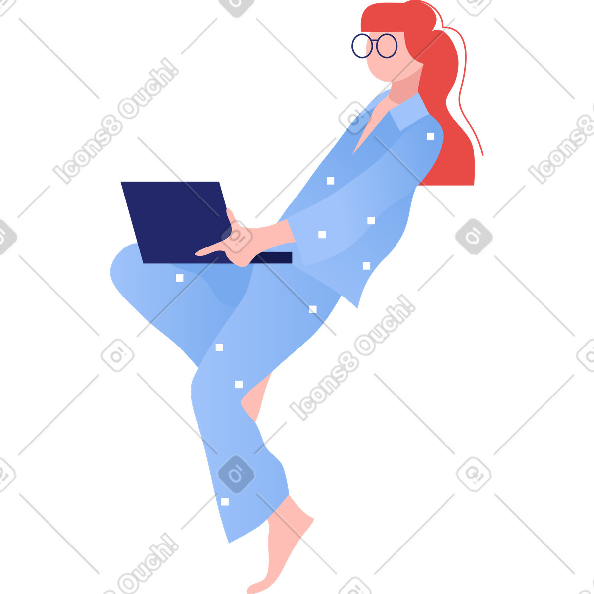 Иллюстрация Женщина в стиле Clip — скачать в форматах PNG, SVG
