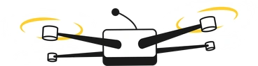 Drone quadcopter PNG, SVG