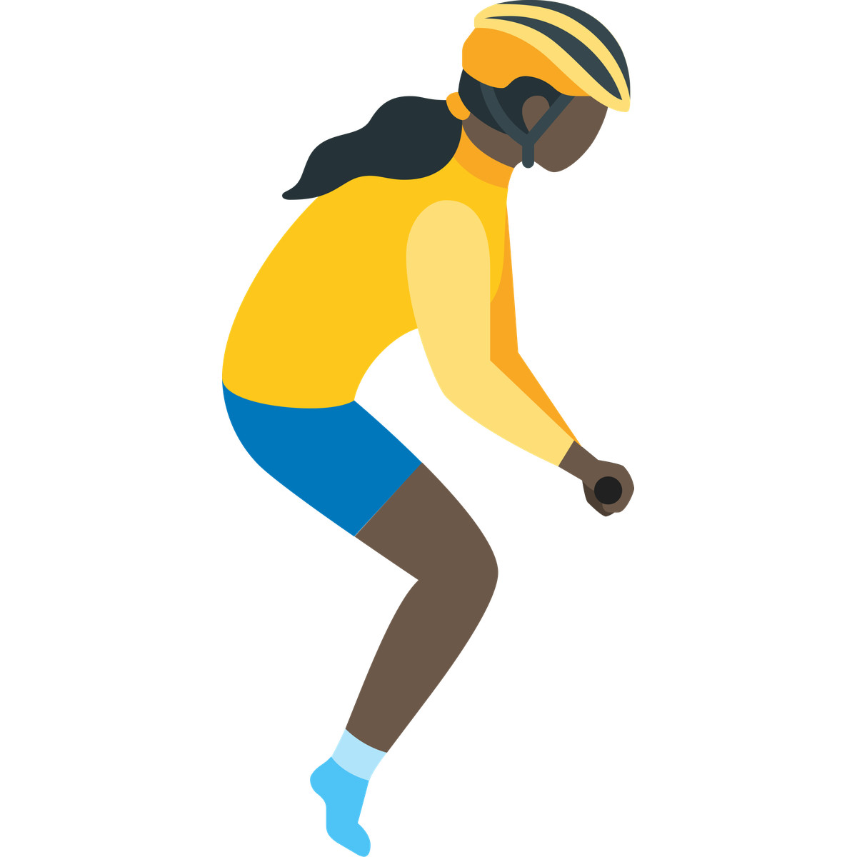 下载 Fogg 风格的 Girl cyclist 插画，支持 PNG、SVG 格式