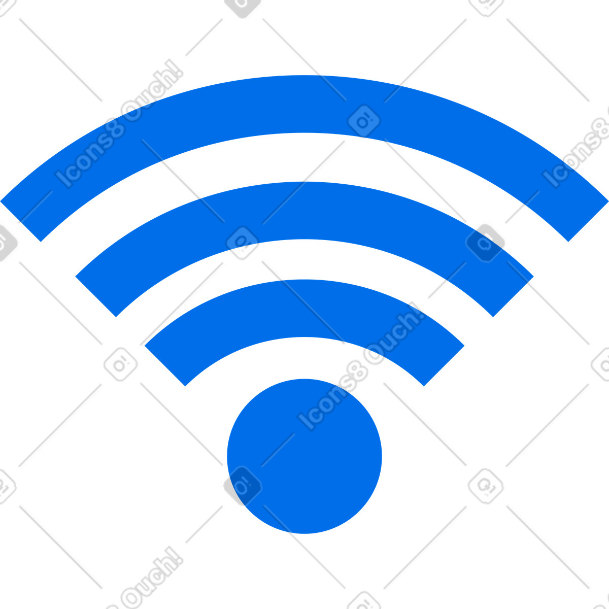Urban スタイルの Wifi アイコン のイラストをPNG、SVG形式でダウンロード