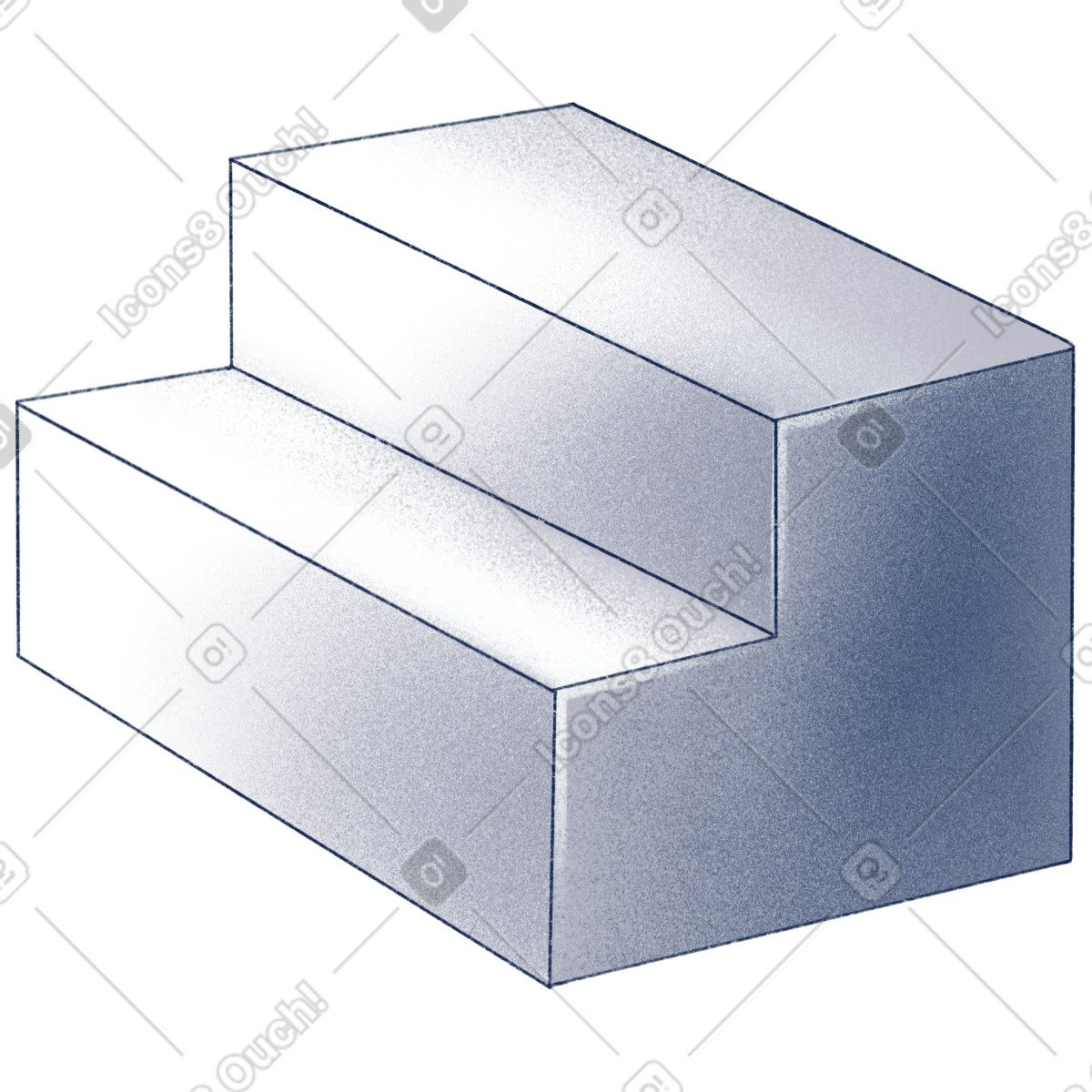 Small steps illustration featuring footstep clipart graphics in vector
