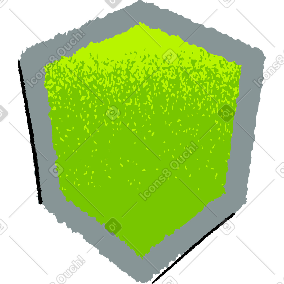 Scudo illustrazione in stile Mirage scarica in PNG, SVG
