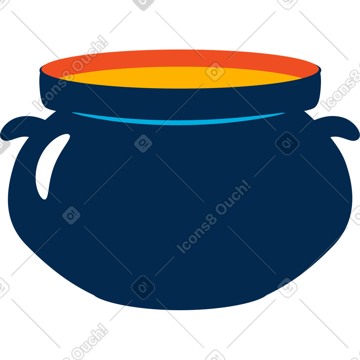 Caldaia illustrazione in stile Flame scarica in PNG, SVG
