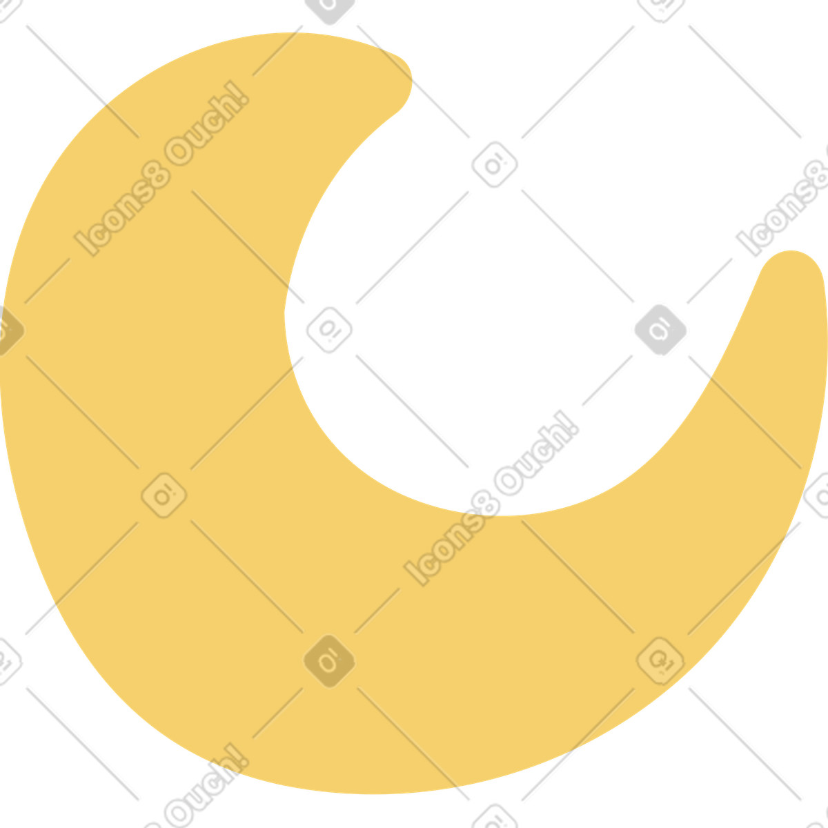 下载 Pluto 风格的 月亮 插画，支持 PNG、SVG 格式